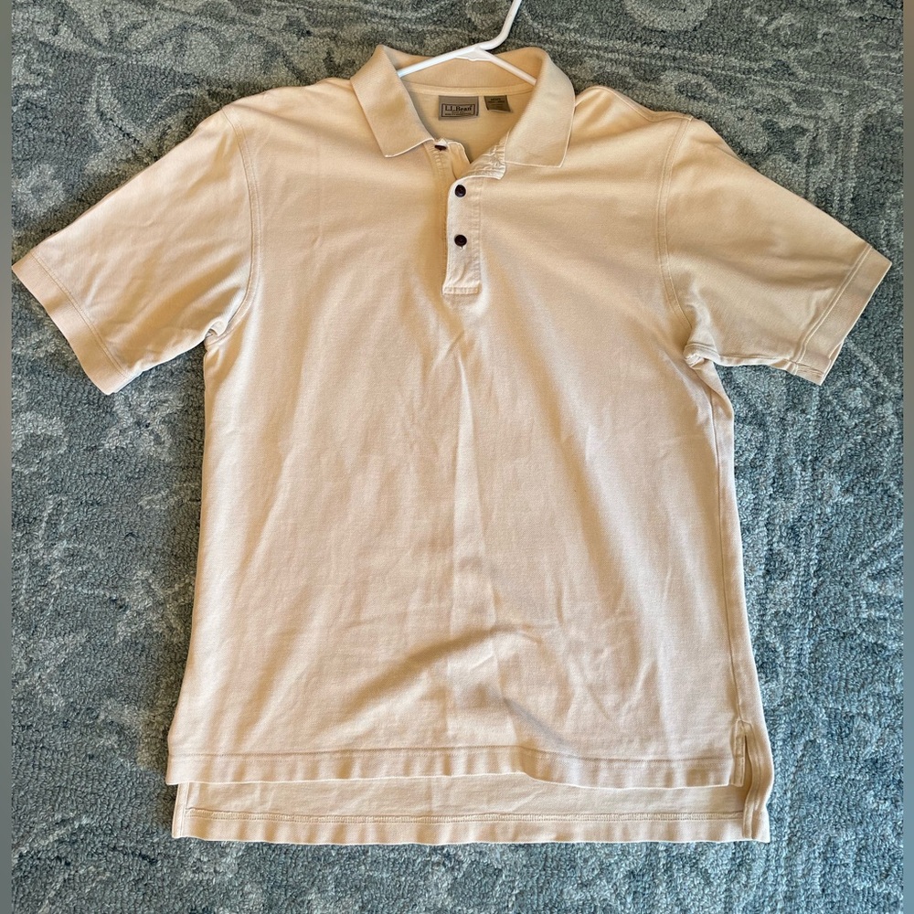 LL Bean short sleeved polo shirt